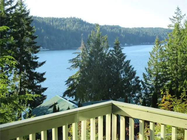 Beautiful views from all sides.  Front porch here.