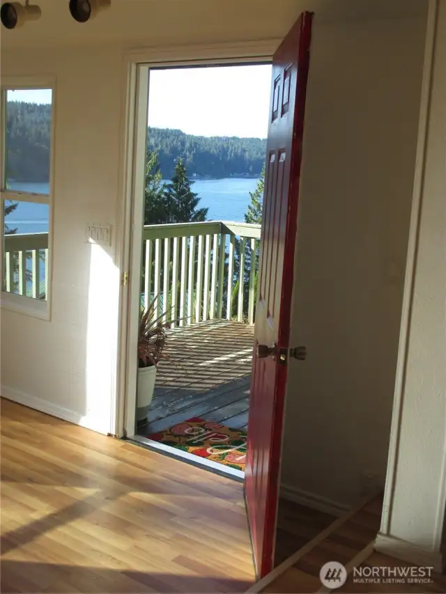 View from front door