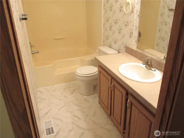 Main bath from bedroom