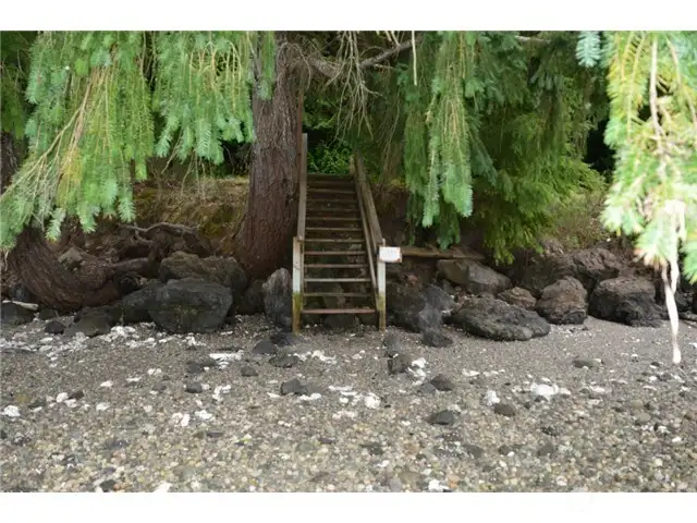 Stairs down walking down to beach from TimberTides Dr.  across the street.
