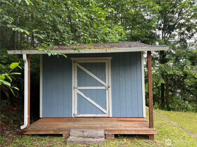 Shed up top