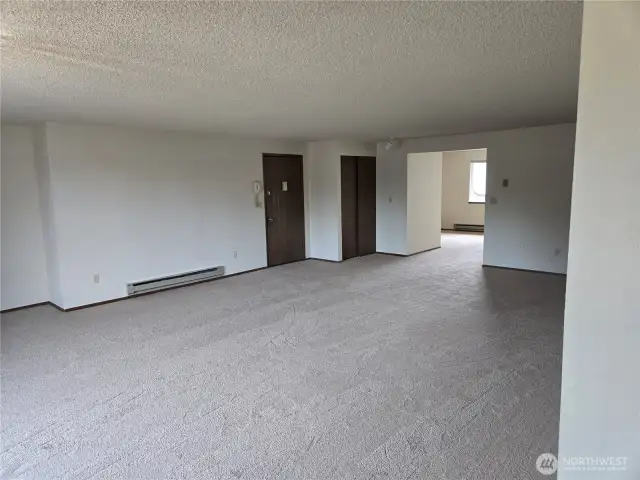 Brand new carpet, just installed.