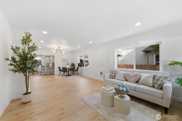 Open floor plan