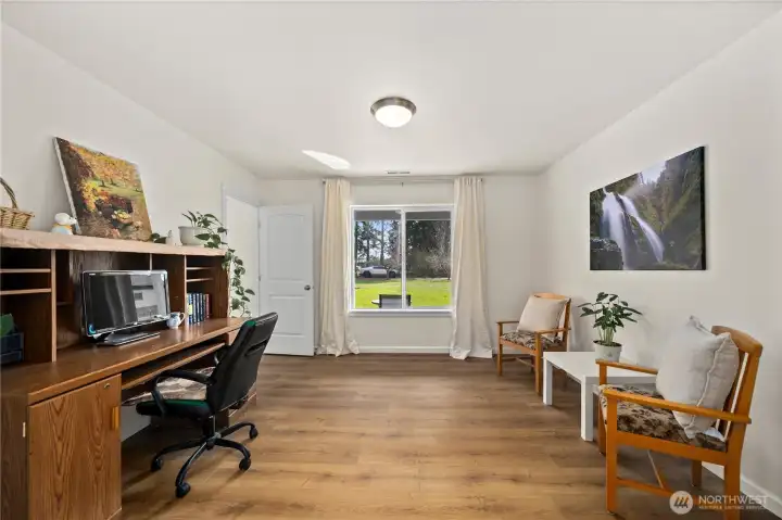 Downstairs office/flex room