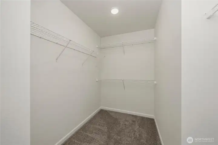 Primary closet