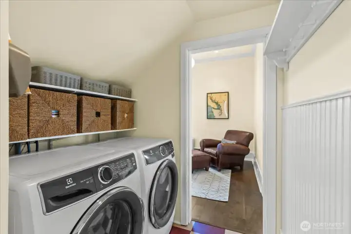 Good sized laundry space off the kitchen.