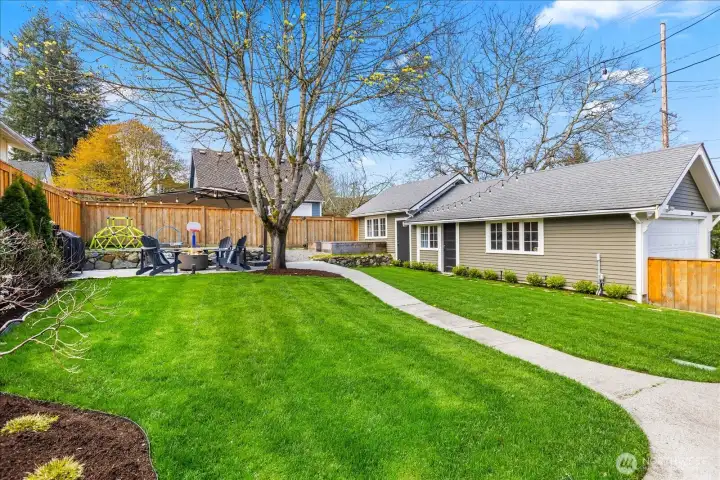 Beautiful backyard!