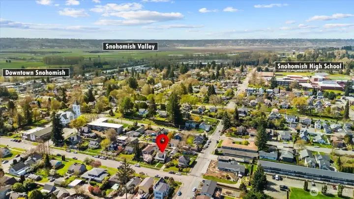Walking distance to all of the downtown Snohomish amenities.