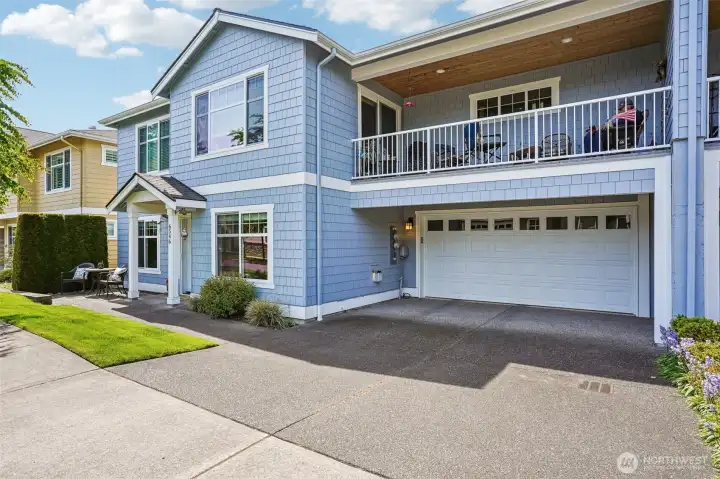 2 car attached garage with 2 driveway parking spots. 2 car attached garage with 2 driveway parking spots.