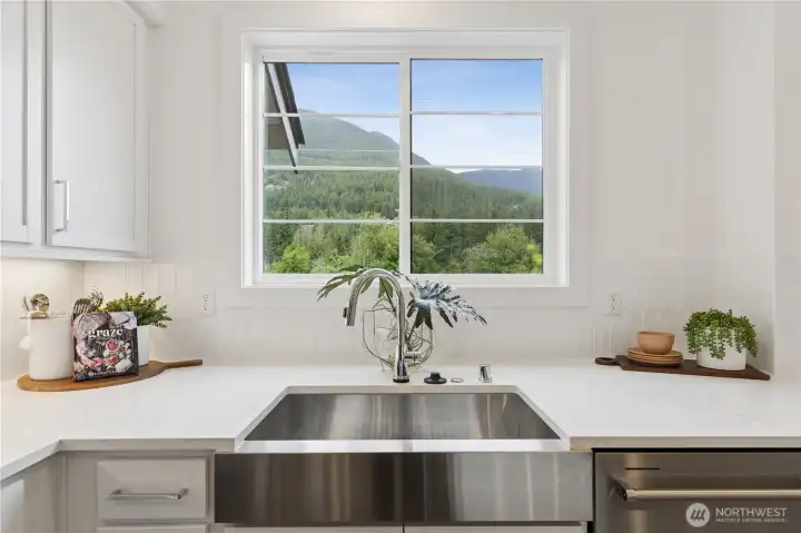 Mountain Views from the Kitchen