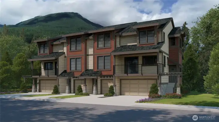 Exterior Rendering- For marketing purposes only. Colors and features may vary.