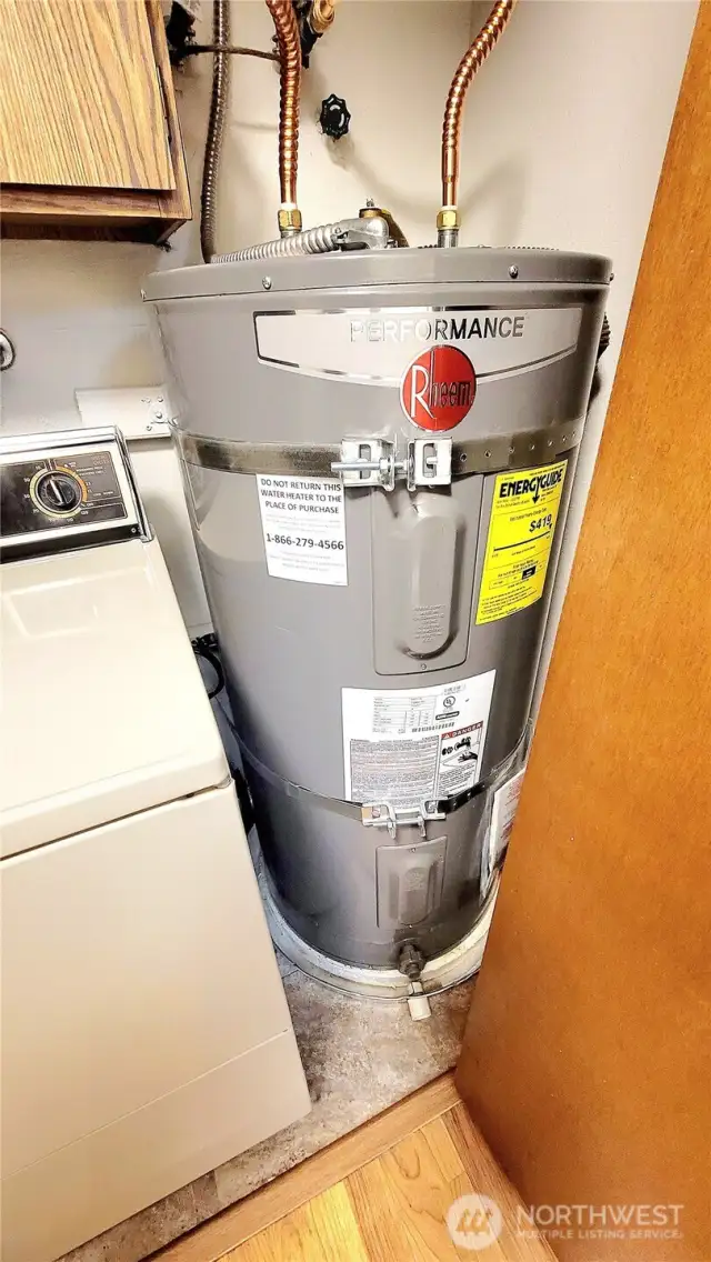 Brand new water tank.