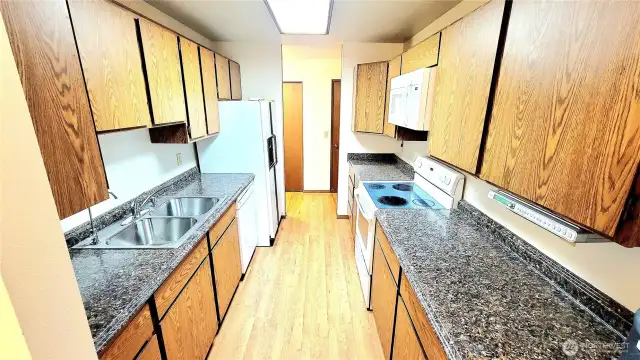 Kitchen with plenty of cabinets