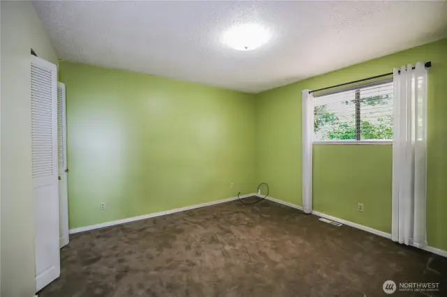 Large bedroom #2, a bedroom? Or could it be an office, craft room, or guest room?
