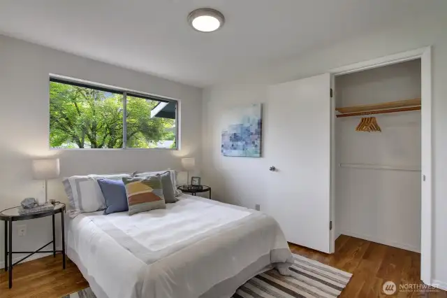 Third bedroom is slightly smaller, with plenty of light from the southern window!