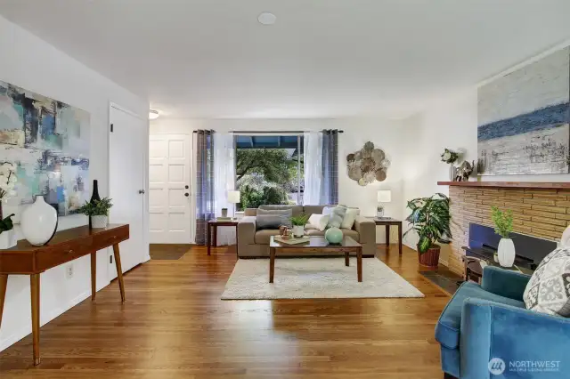Plenty of space...and that big picture window lets you enjoy your front yard from inside!