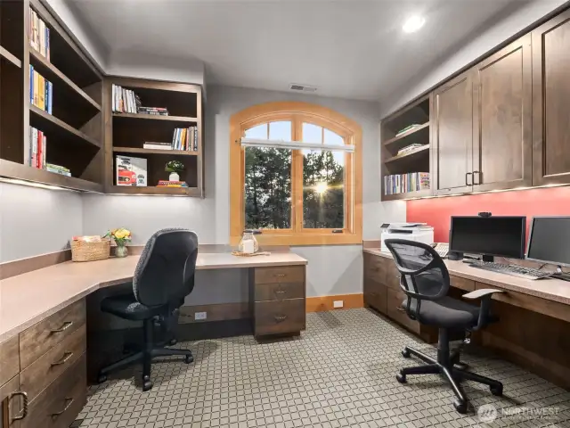 Upstairs office