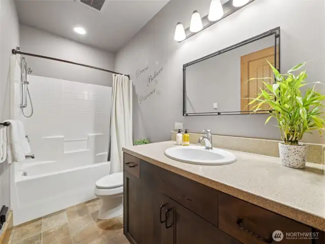 Upstairs ensuite bathroom 1