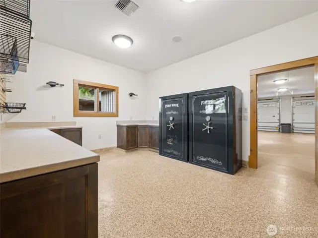 Garage office or storage room