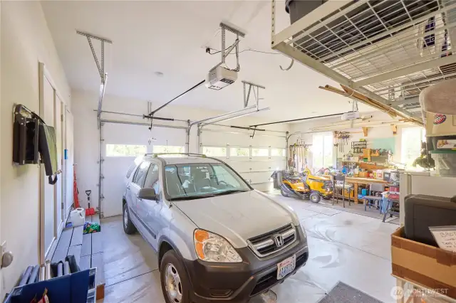 Three car garage