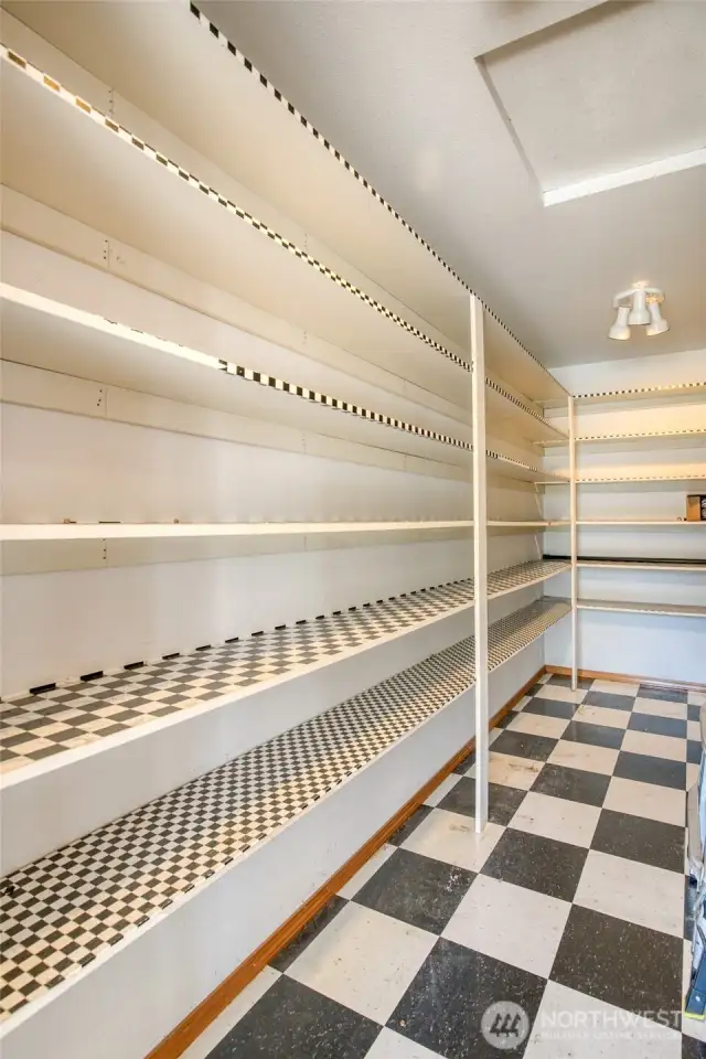 Large pantry area