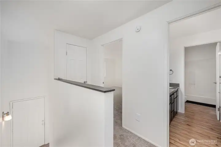Upstairs landing space.