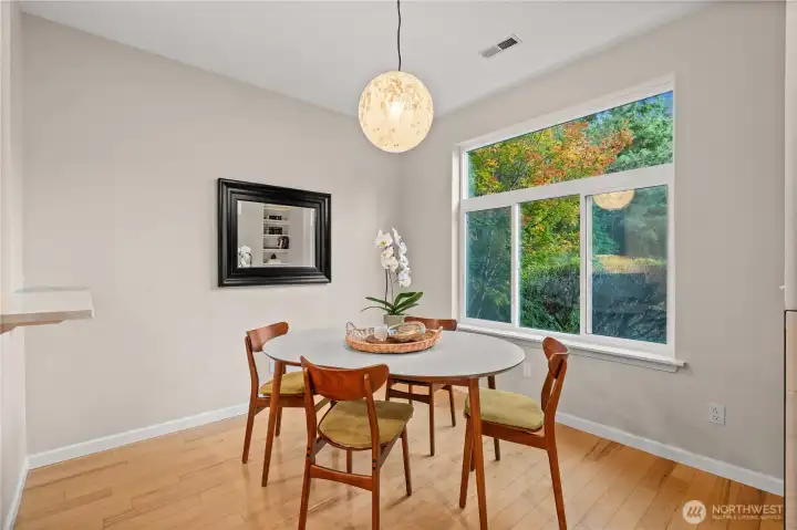 Beautiful sunny dining room