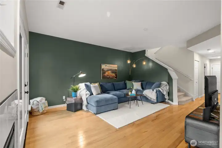 Large family room perfect for relaxing or entertaining