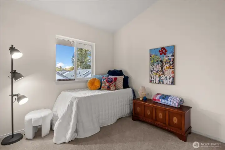 Huge third bedroom upstairs with ensuite bath
