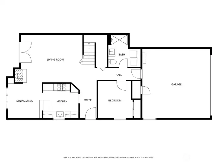 Convenient entry from garage directly into main floor living