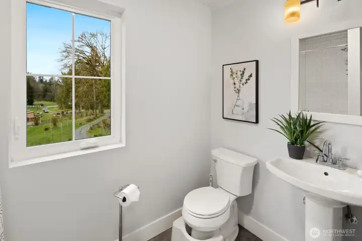 Upstairs 3/4 bathroom