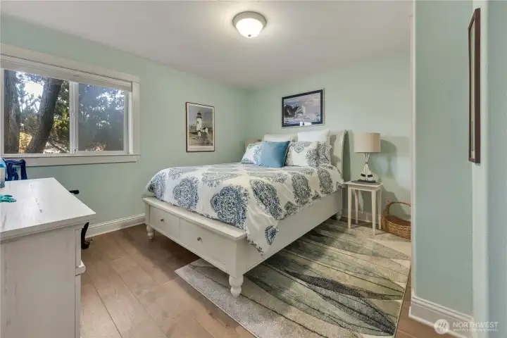 One of the bedrooms on main floor.