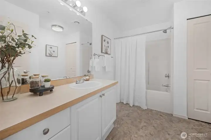Main full bathroom