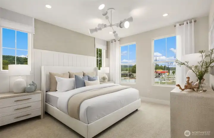 Primary Bed - Model Home