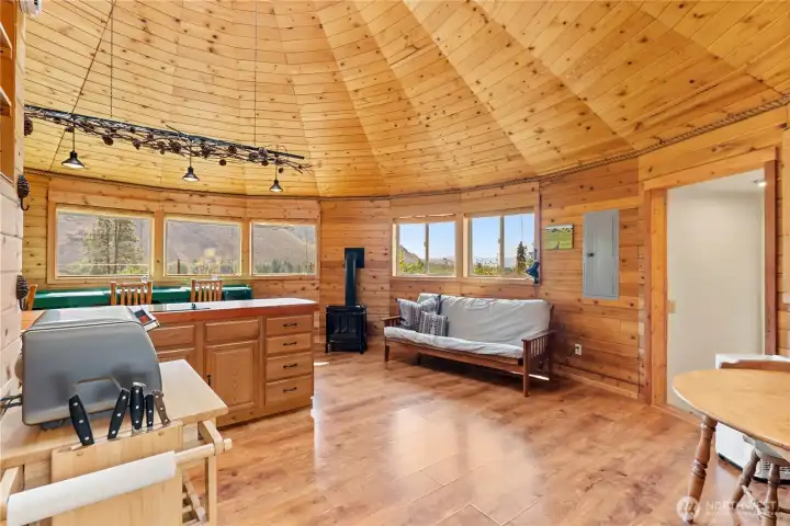 Cheerful open atmosphere.