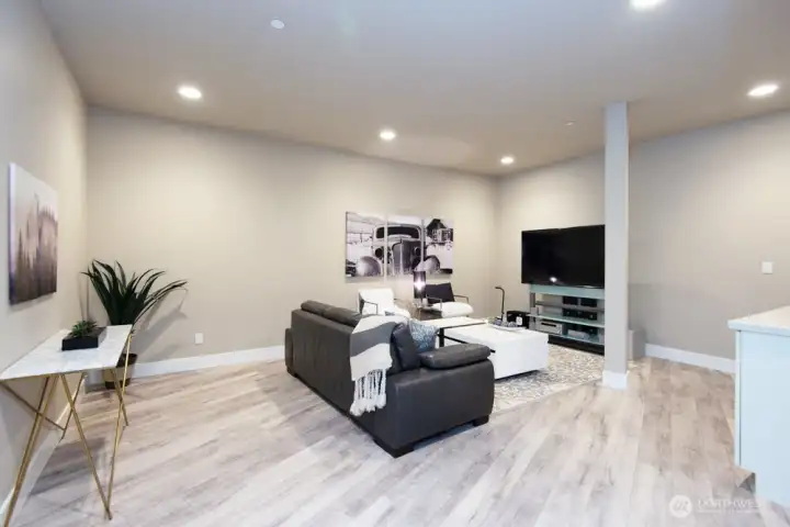 Entertainment Room Lower Level.