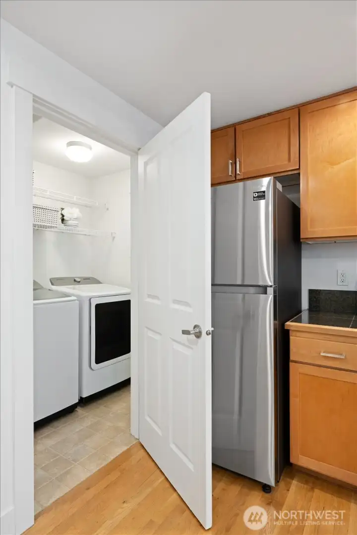 A true utility room on the main level makes doing laundry easy & efficient.