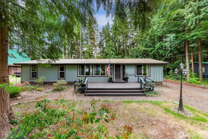 Set back from the road with a large front porch and room to enjoy the outdoors. Set back from the road with a large front porch and room to enjoy the outdoors.
