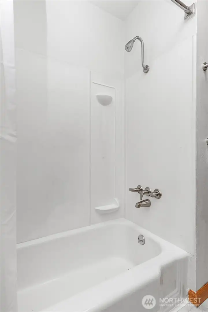 New fixtures in the bath.