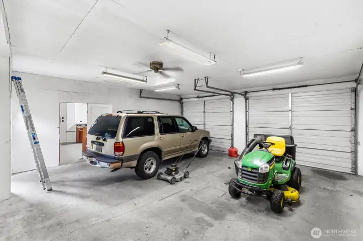 Bays 2 and 3 in the 3 car garage.
