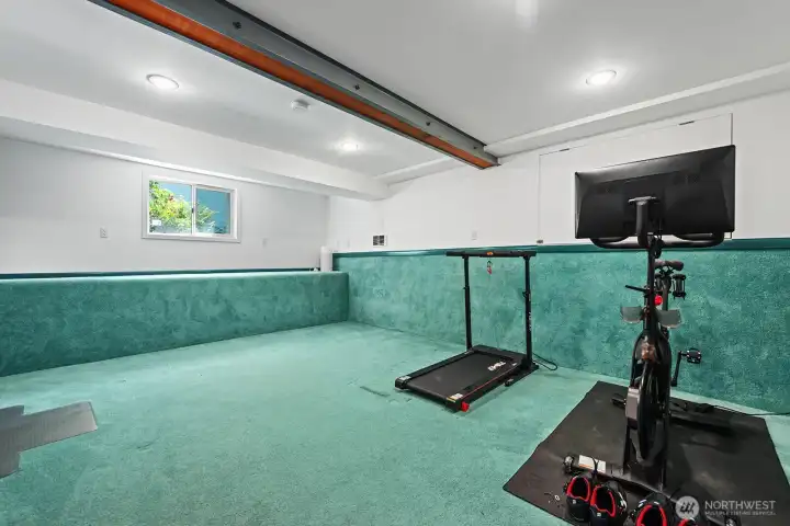 Lower Gym/ Office/ Rec Room