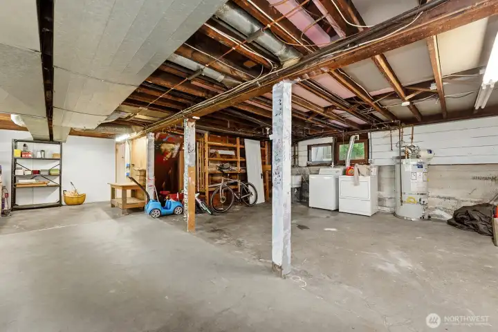 Lower Unfinished Basement
