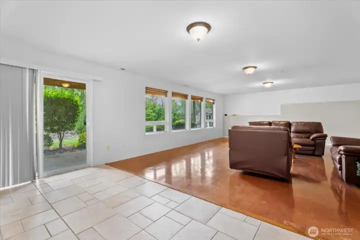 Large Downstairs Rec/Living Room