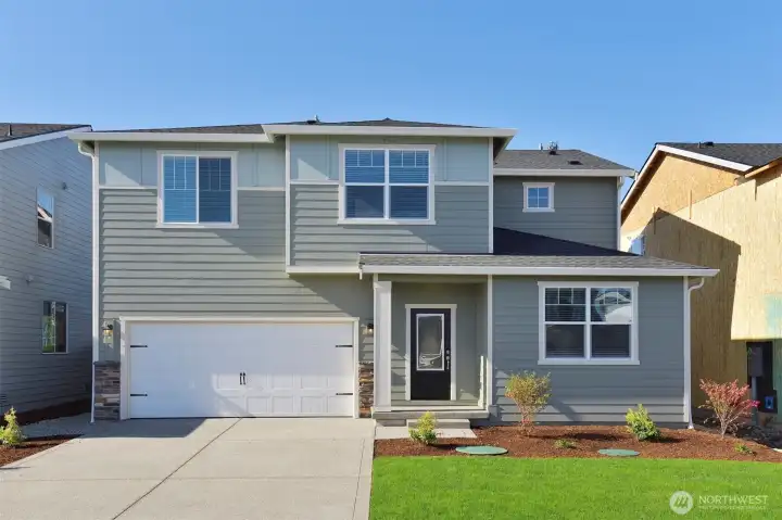 Example of the Mercer floor plan to be located at 16306 Jenkins Ave SE