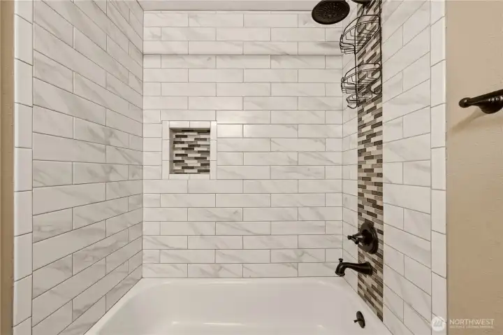 Updated beautiful shower/bath