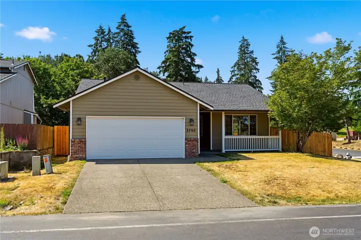 2 Car Garage + Driveway