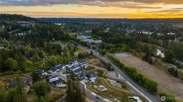 Aerial View of River Rock Community w/Views of River & Park