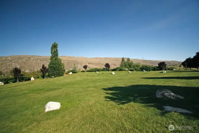 Irrigated community park area.