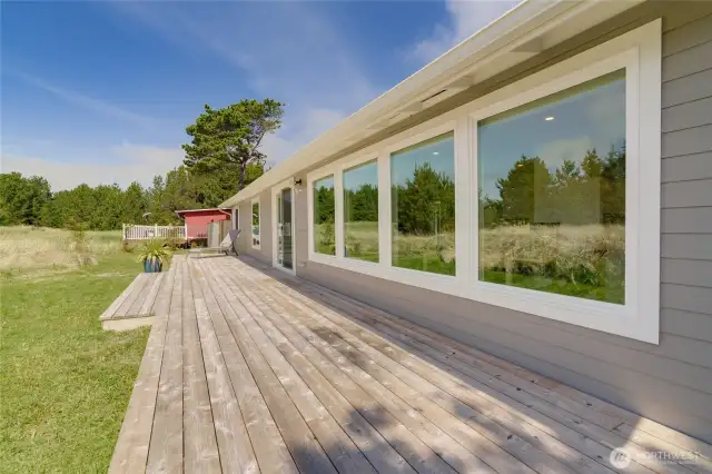 West side deck