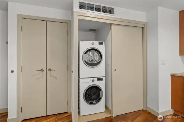 New washer/dryer.